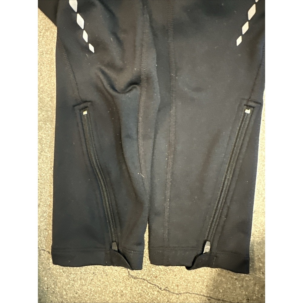 Pearl Izumi Tights Womens Black Size XL Sugar Thermal Select Cycling Padded Zip - Picture 12 of 12